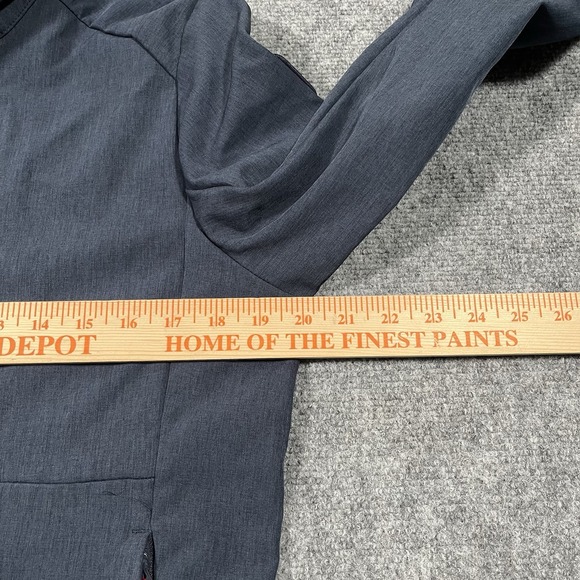 Chic Fil A Jacket Women's Medium Blue Softshell Full Zip Fleece Pockets Employee - Picture 6 of 7